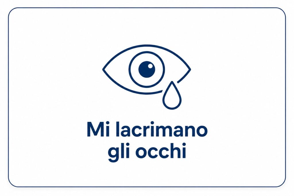 Occhio che lacrima