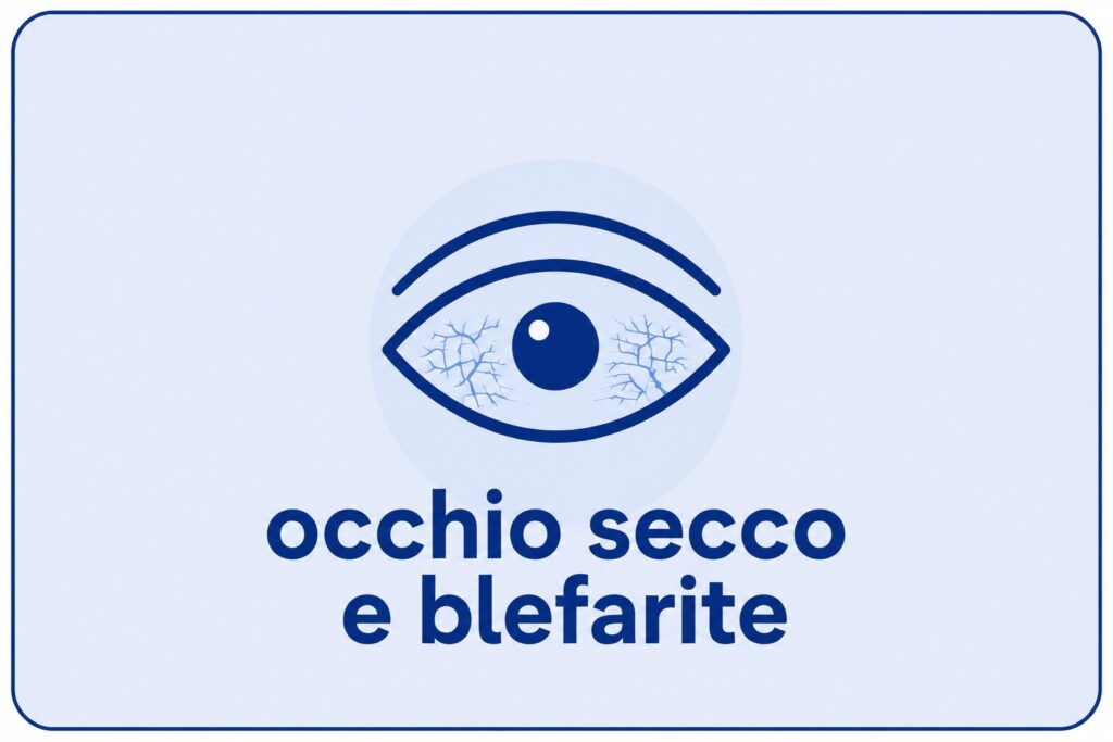 Sindrome dell'occhio secco: bruciore e arrossamento Sindrome dell'occhio secco: bruciore e arrossamento